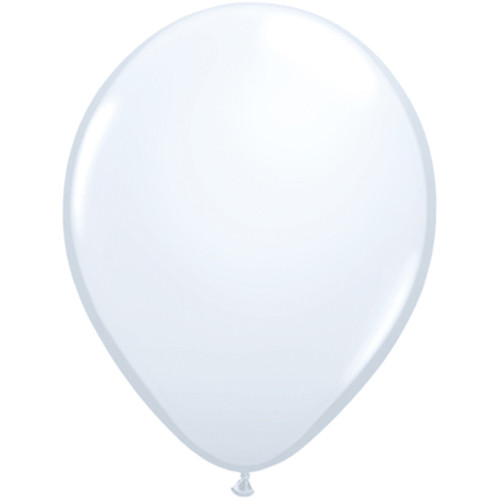 16" Standard White Latex Balloons (50)