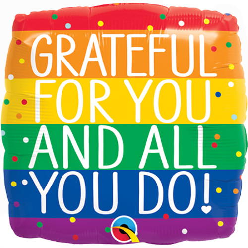 18 inch Grateful For You Foil Balloon (1)