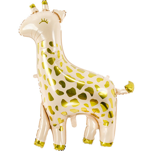 41 inch Giraffe Gold Foil Balloon (1)