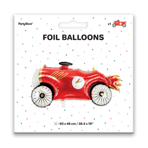 36 inch Red Car Foil Balloon (1)