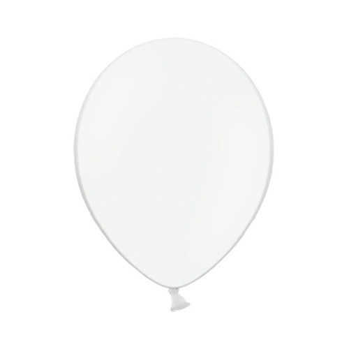 5" Standard White Belbal Latex Balloons (100)