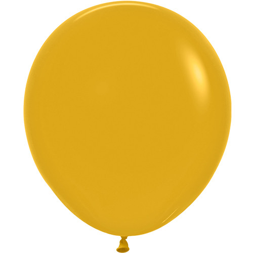 18" Fashion Mustard Sempertex Latex Balloons (25)
