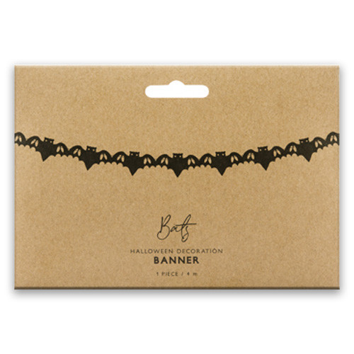 Bats Tissue Paper Garland - 4m (1)