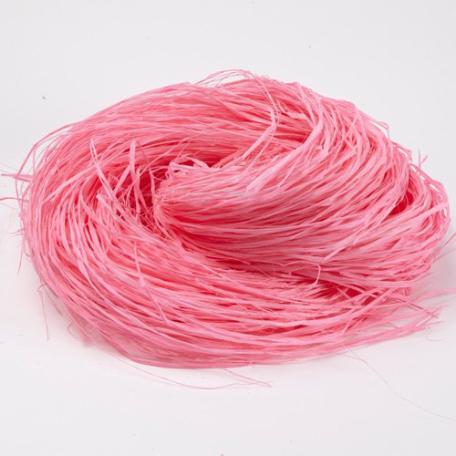 Pale Pink Long Raffia (250g)