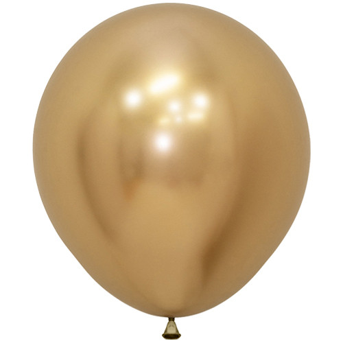 18" Reflex Gold Sempertex Latex Balloons (15)