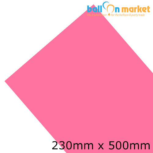 Pink Hot Flex Clothing Vinyl - 230mm x 500mm (1 sheet)
