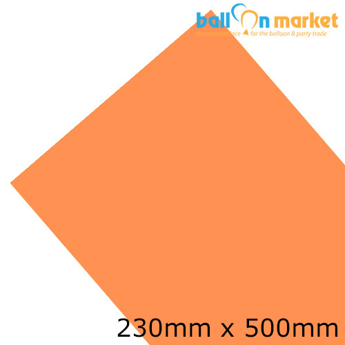 Peach Hot Flex Clothing Vinyl - 230mm x 500mm (1 sheet)