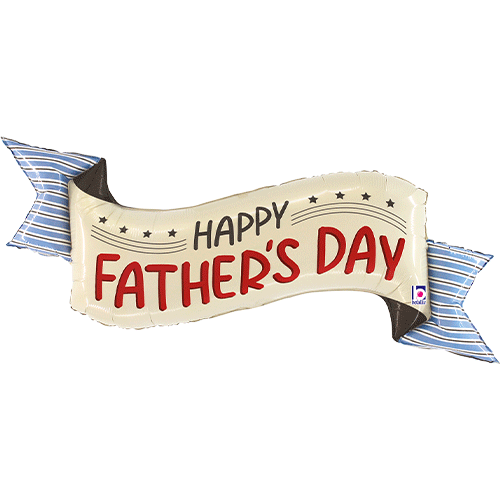 51 inch Happy Father's Day Banner Foil Balloon (1)