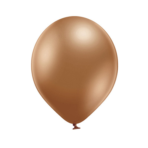 5" Glossy Copper Belbal Latex Balloons (100)