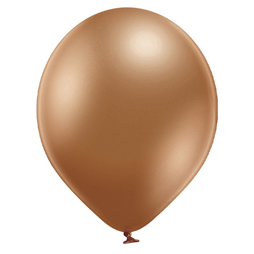 11" Glossy Copper Belbal Latex Balloons (100)