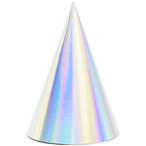 Iridescent Party Hats (6)