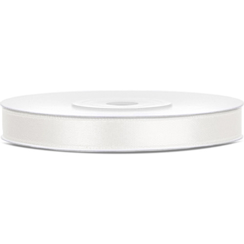 Light Cream Satin Ribbon - 6mm x 25m (1)