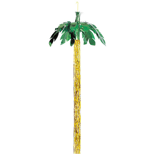 Palm Tree Foil Hanging Decoration - 2.43m (1)