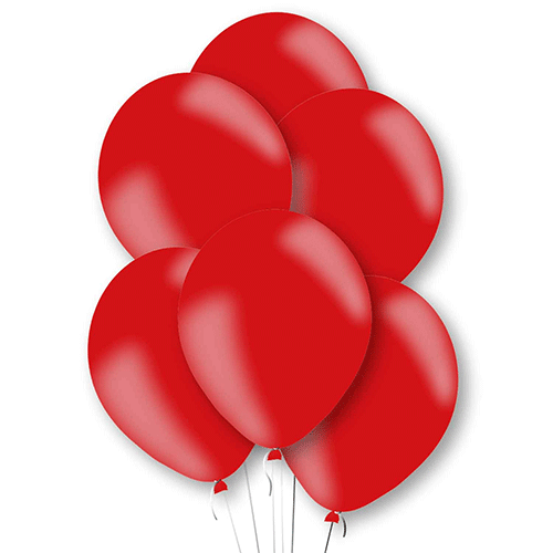 11 inch Red Latex Balloons (10)
