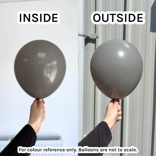 5" Standard Grey Kalisan Latex Balloons (100)