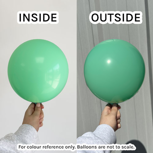 5" Standard Mint Green Kalisan Latex Balloons (100)