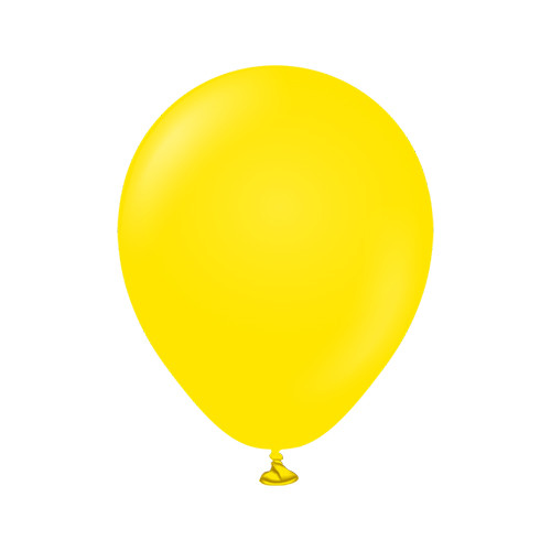 5" Standard Yellow Kalisan Latex Balloons (100)