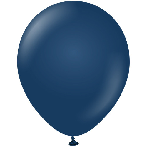 18" Standard Navy Kalisan Latex Balloons (25)
