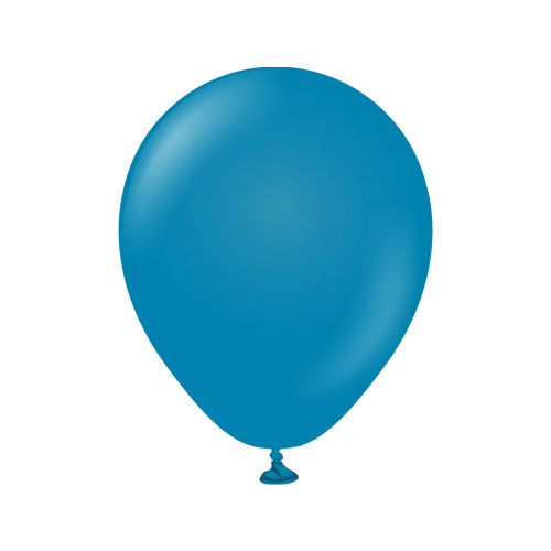 5" Retro Deep Blue Kalisan Latex Balloons (100)