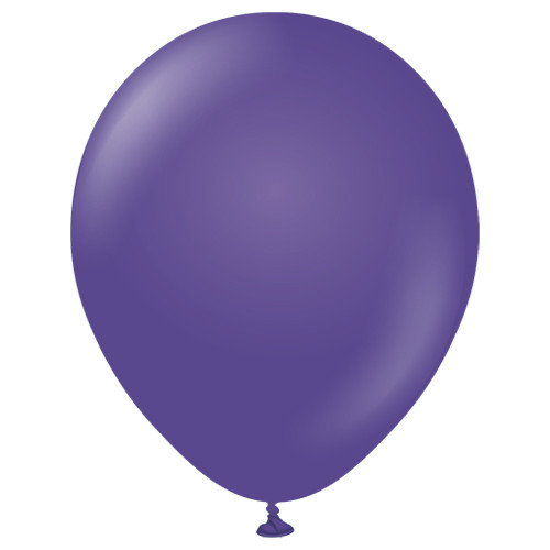 12" Standard Violet Kalisan Latex Balloons (100)