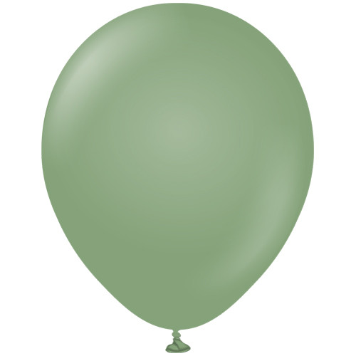 18" Retro Eucalyptus Kalisan Latex Balloons (25)