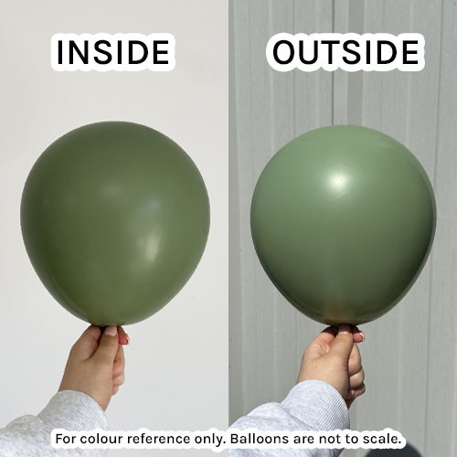 12" Retro Eucalyptus Kalisan Latex Balloons (100)