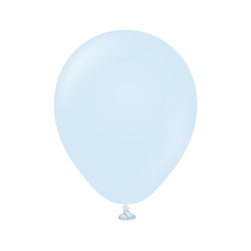 5" Macaron Baby Blue Kalisan Latex Balloons (100)