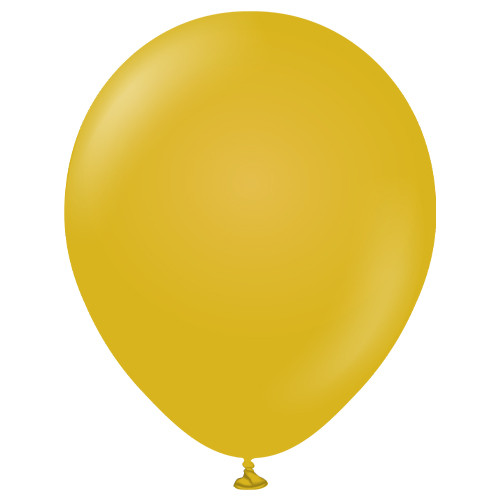 12" Retro Mustard Kalisan Latex Balloons (100)