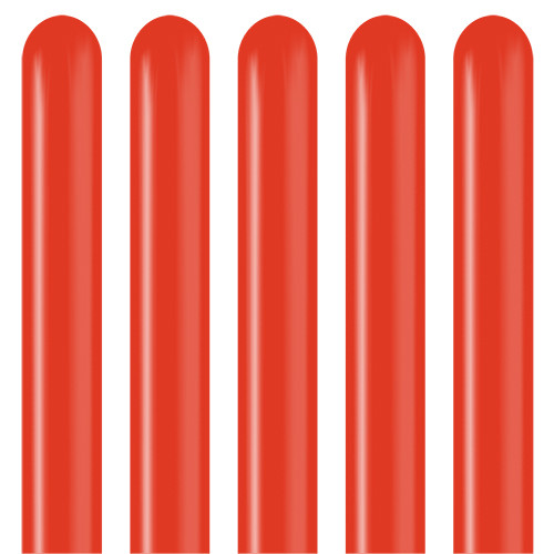 260 Standard Red Kalisan Entertainer Balloons (100)