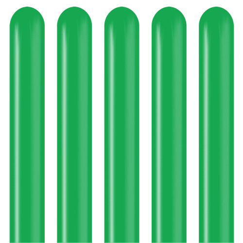 260 Standard Green Kalisan Entertainer Balloons (100)