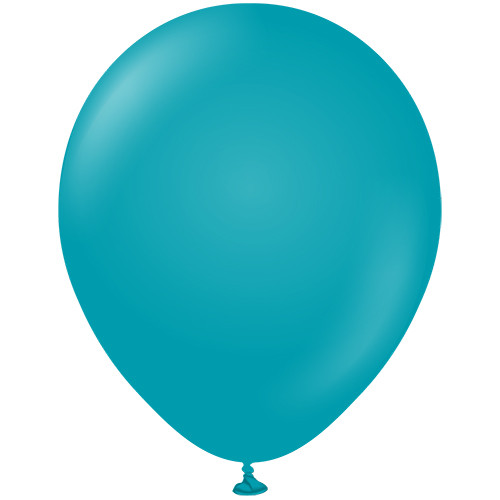 18" Standard Turquoise Kalisan Latex Balloons (25)