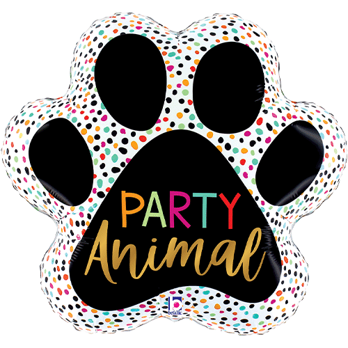 31 inch Party Animal Paw Foil Balloon (1)