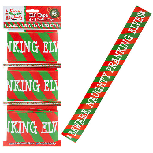 Elf Christmas Warning Tape - 2.75m (3)