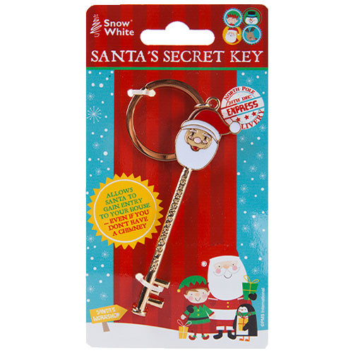 Santa's Secret Key Metal Decoration (1)