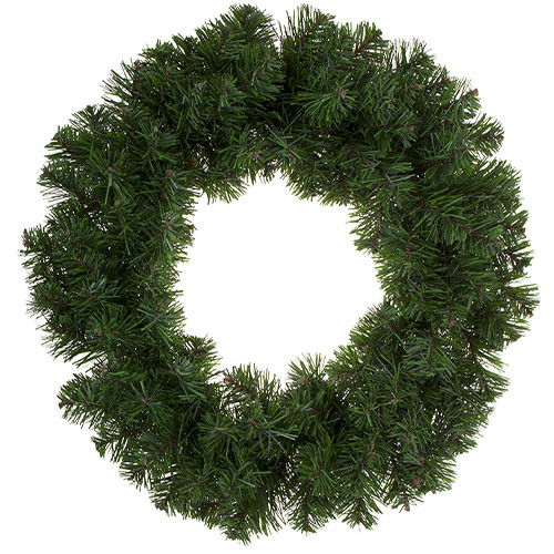 Green Pine Wreath - 45cm (1)