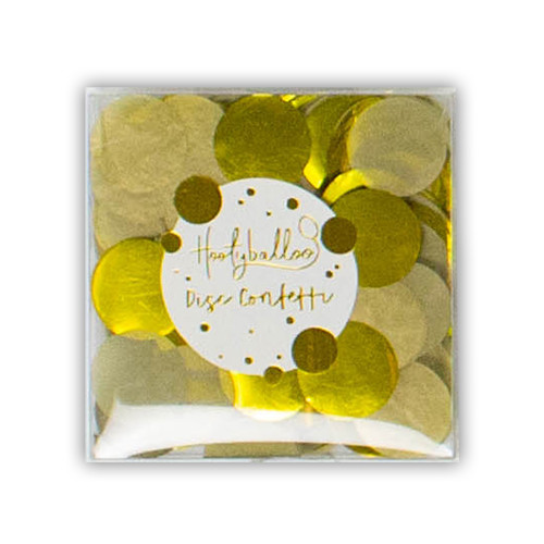 Gold Mine Tissue & Foil Round Confetti - 15g (1)