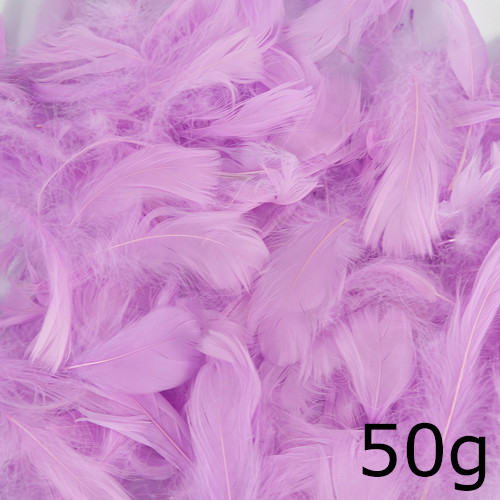 Pastel Lavender Feathers - 50g (1)
