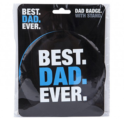 15cm Jumbo Best Dad Ever Badge (1)