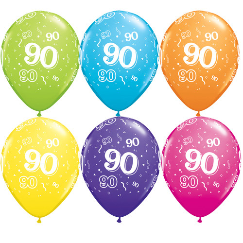 11" 90-A-Round Tropical Assortment Latex Balloons (25) 11" 90-A-Round Tropical Assortment Latex Balloons (25)
