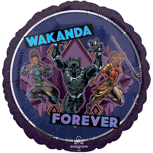 18 inch Black Panther Foil Balloon (1)