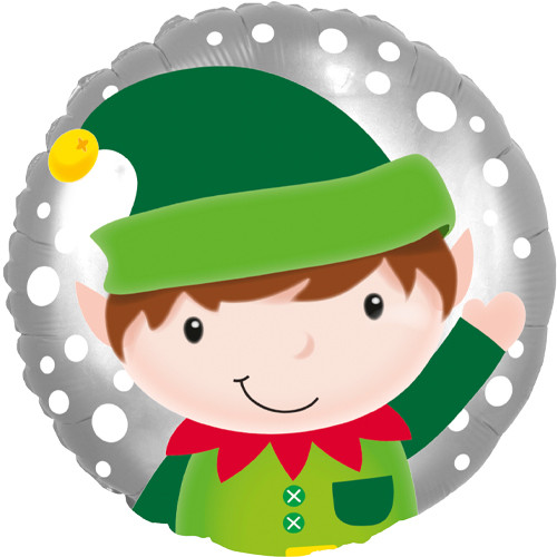 18 inch Festive Elf Foil Balloon (1)