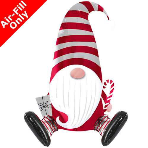 19 inch Sitting Festive Gonk Foil Balloon (1)