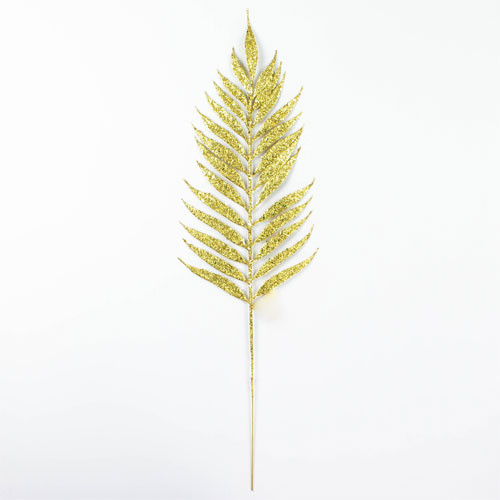 54cm Gold Glitter Lady Fern (1)