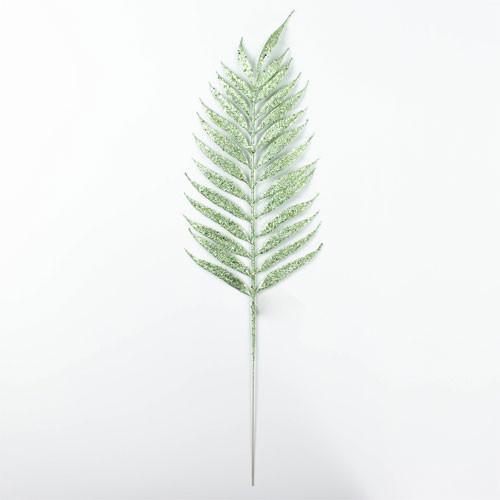 54cm Green Glitter Lady Fern (1)