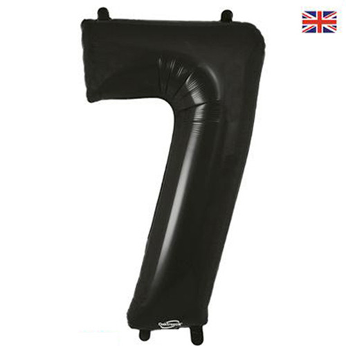 34 inch Oaktree Black Number 7 Foil Balloon (1) 34 inch Oaktree Black Number 7 Foil Balloon (1)