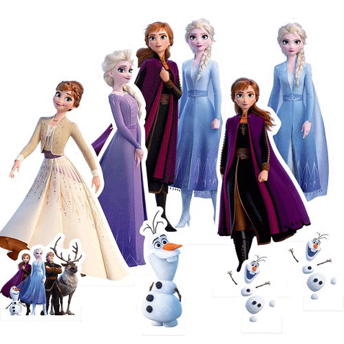 Frozen 2 Table Top Cardboard Cutout Pack (9)