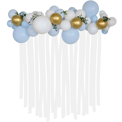 Blue Botanical Celebration Latex Balloon Backdrop Kit (1)