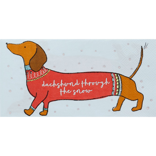 Sausage Dog Paper Napkins (20)