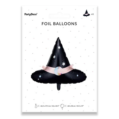 23 inch Magical Witch Hat Foil Balloon (1)