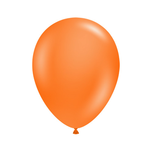 5" Orange Tuftex Latex Balloons (50)